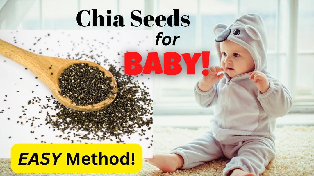 'Video thumbnail for Chia Seeds for Babies!  EASY Method (Works with baby food or any recipe)'