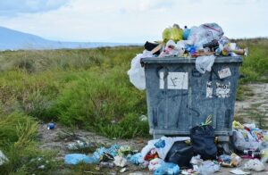 Human Environment Interaction leads to trash and waste