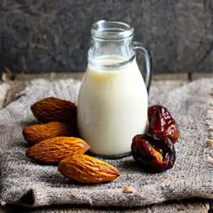 Almond milk and dates