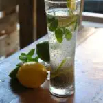 Chia Seed Water with lemon or lime