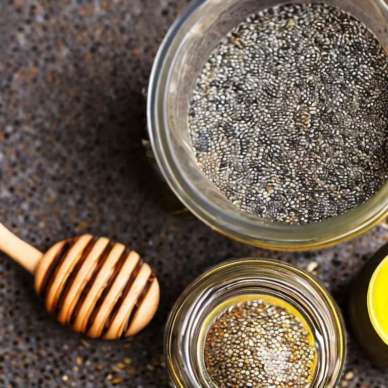 Chia seeds with honey