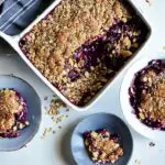 Damson Plum Crumble with Oats Recipe