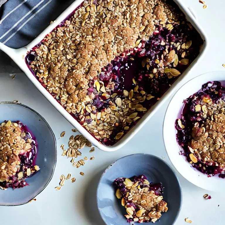 Damson Crumble with Oats