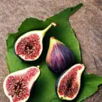 Figs on a leaf
