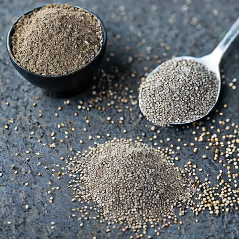 ground chia seeds and whole chia seeds