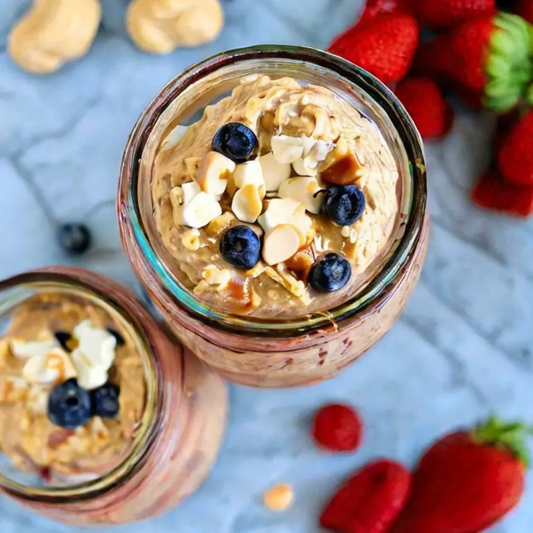 Peanut butter overnight oats without chia seeds