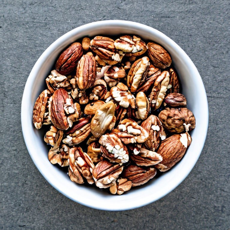 Pecans, walnuts and almonds