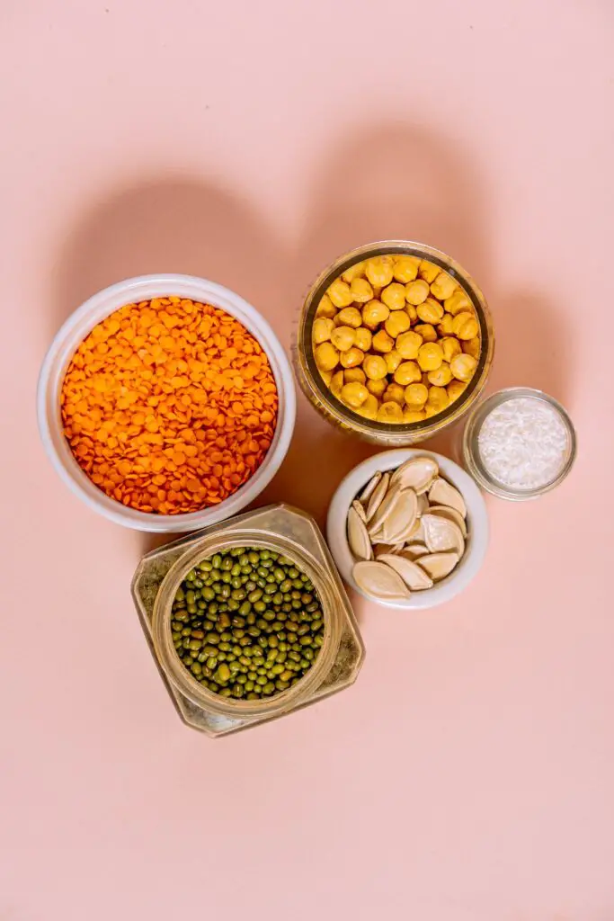 Plant-based beans and lentils for iron